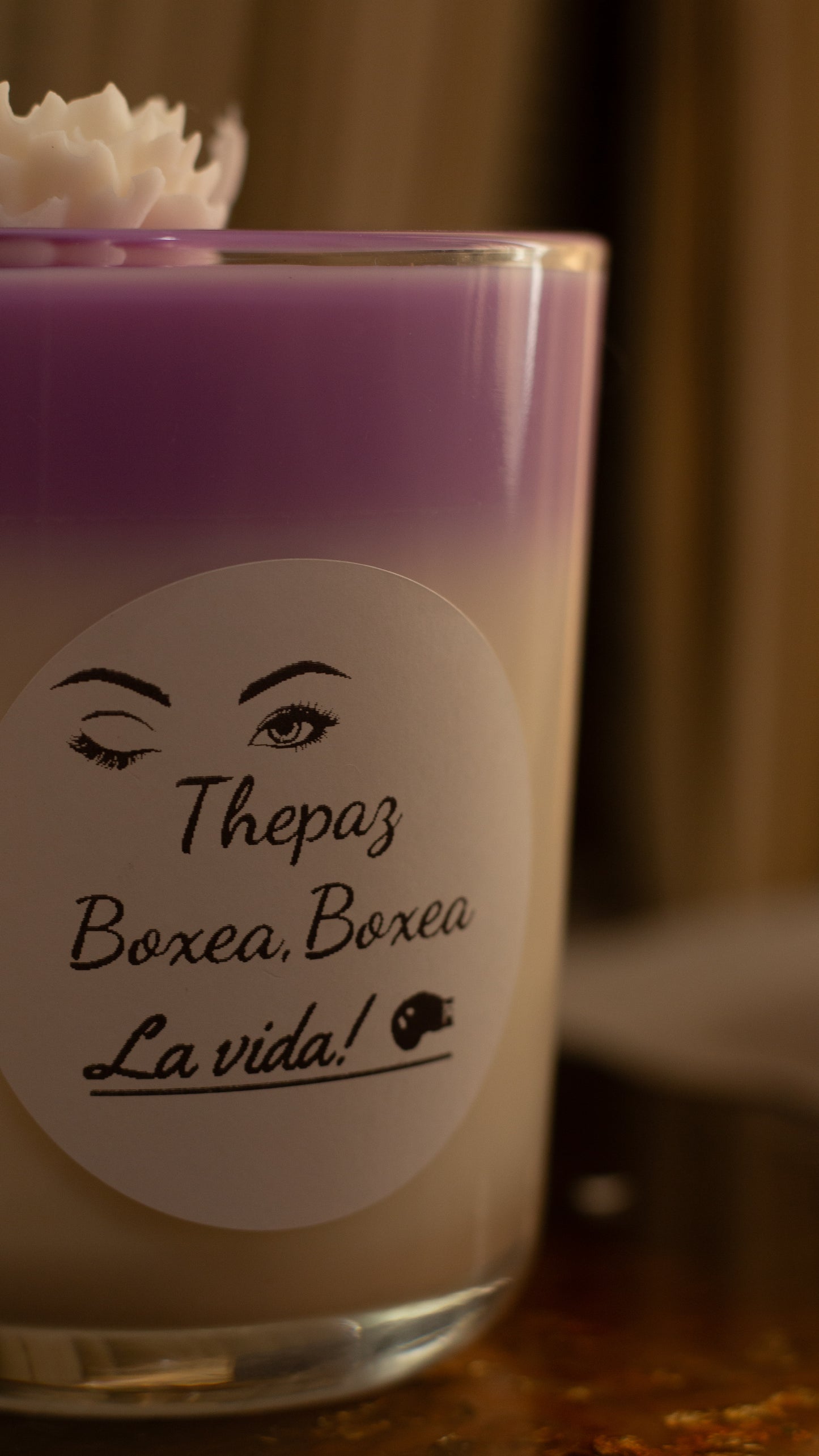 Vela guerrera con aroma canela y naranja