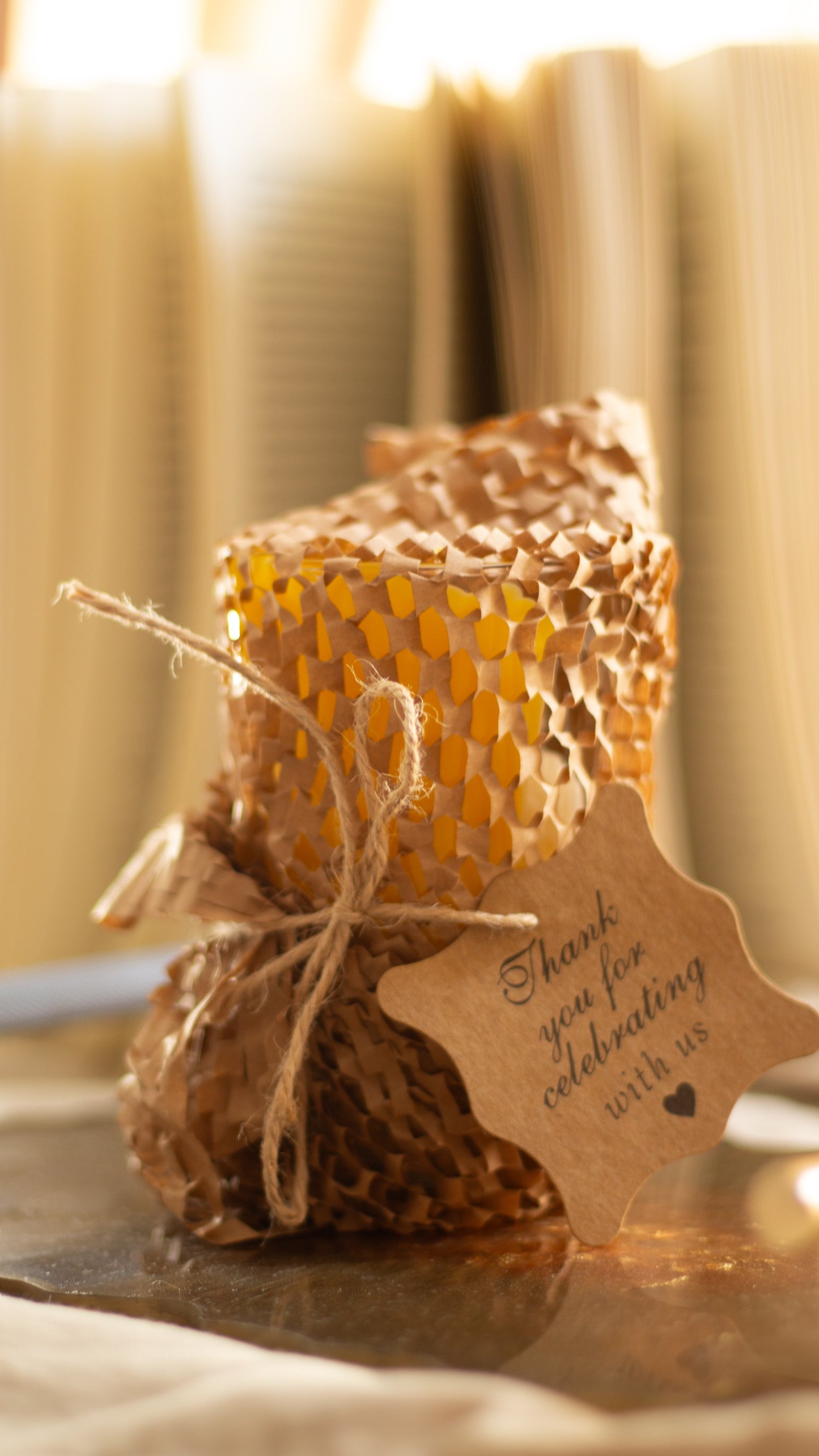 Vela Artesanal “Osito de Miel” 🐻🍯