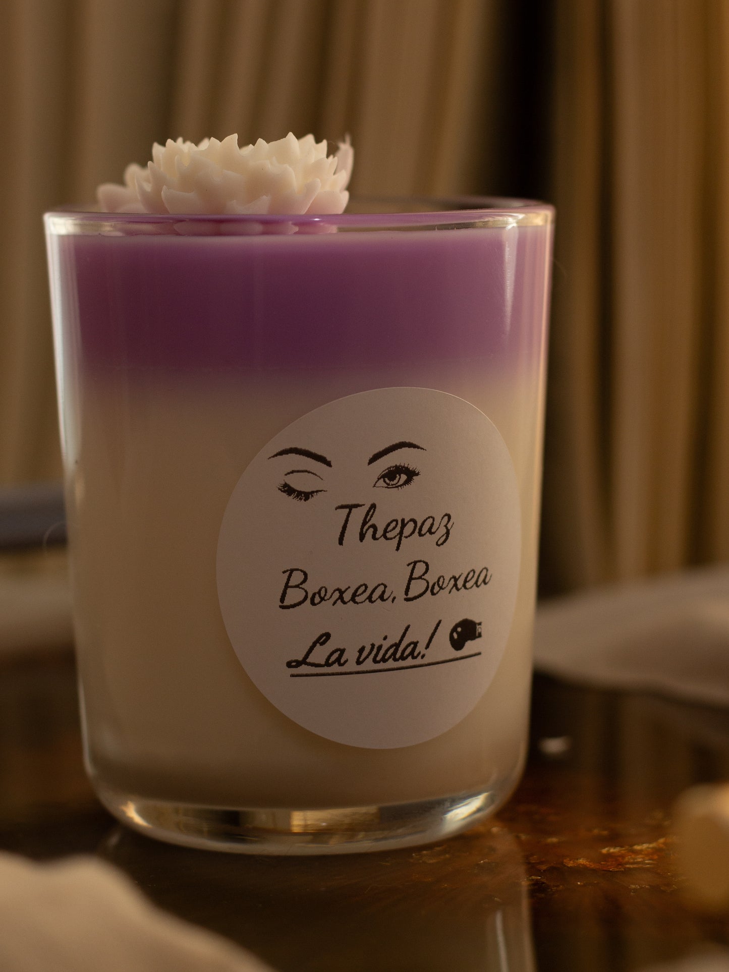 Vela guerrera con aroma canela y naranja
