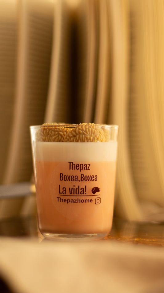 Vela guerrera de vainilla