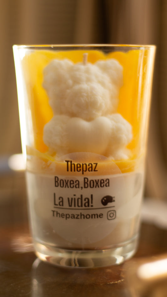 Vela Artesanal “Osito de Miel” 🐻🍯