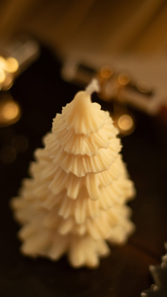 Vela árbol de navidad